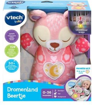 Baby & Peuter | Baby Dromenland Beertje – Interactieve Knuffel – Educatief Speelgoed – Van 1 Tot 3 Jaar – Roze Baby & Peuter Baby & Peuter