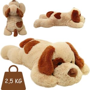 Baby & Peuter | Verzwaringsknuffel Hond 70Cm Knuffels – Verzwaarde Anxiety Knuffel Hond – Zware Weighted Kawaii Plushie Sensorisch Speelgoed – Dieren Verzwaringskussen Voor Baby, Kinderen & Volwassenen 2,5 Kg Baby & Peuter Baby & Peuter