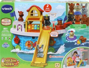 Baby & Peuter | Zoef Zoef Dieren – Dierenboot Activity-Center – Educatief Speelgoed – Babyspeelgoed – Cadeau – Vanaf 1 Jaar Baby & Peuter Baby & Peuter