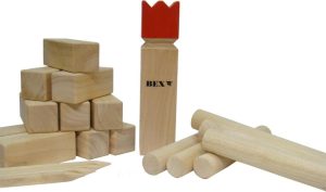 Buitenspeelgoed | Bex Sport Original Kubb Rode Koning – Rubberhout Buitenspeelgoed Buitenspeelgoed