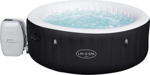 Buitenspeelgoed | Lay-Z-Spa Miami Opblaasbare Spa (2021) – Bubbelbad Voor 4 Personen – Incl Pomp En Afdekzeil – Ø 180X66 Cm – Zwart Buitenspeelgoed Buitenspeelgoed