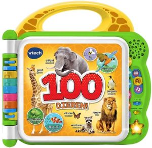 Educatief speelgoed | Baby Mijn Eerste 100 Woordjes Boek Dieren – Educatief Babyspeelgoed – Woordjes Leren – Lezen En Geluiden – Cadeau – Baby Speelgoed 1.5 Tot 4 Jaar Educatief speelgoed Educatief speelgoed