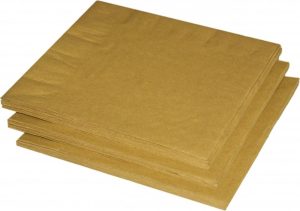 Feestartikelen | 40X Gouden Servetten 33 X 33 Cm – Goud Thema Tafeldecoratie Servetten Feestartikelen Feestartikelen