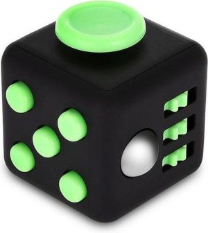 Funcadeaus | Fidget Cube Tegen Stressgroen – Fidget Toys – Stressbal – Speelgoed – Groen/Zwart Funcadeaus Funcadeaus