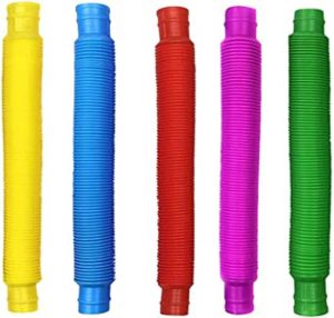 Funcadeaus | Fidget Wacky Tubes – Regenboog Pop It Toy – 5 Stuks Funcadeaus Funcadeaus