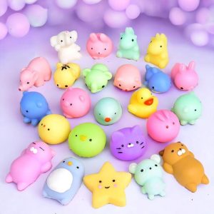 Funcadeaus | Mochi Squishy – Set 10 Stuks – Mochi Squishy Fidget Toy – Squishy Soft Animal – Antistress – Kawaii Mochies – Fidget Toy – Fidgets Funcadeaus Funcadeaus