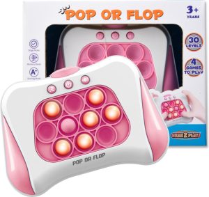 Funcadeaus | Pop Or Flop Gameconsole Roze – Spel Funcadeaus Funcadeaus