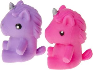 Funcadeaus | Squishy Mesh Unicorn Stressbal – Stressbal Voor Kinderen – Speelgoed – Roze & Paars Funcadeaus Funcadeaus