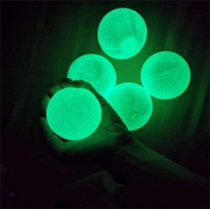 Funcadeaus | Sticky Wall Balls Set Van 6 Ballen | Glow In The Dark | Klevende Plafond Bal | Stress Verminderend | Fidget Toys Speelgoed Jongens/Meisjes Funcadeaus Funcadeaus