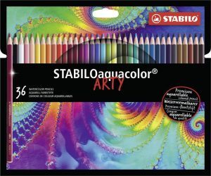 Hobby & Creatief | Aquacolor – Premium Aquarel Kleurpotlood – Arty Etui 36 Kleuren Hobby & Creatief Hobby & Creatief