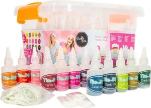 Hobby & Creatief | Crafts&Co Tie Dye Set /Tie Dye Kit -Tie Dye Verf – 15 Kleuren – Textielverf – Hobbyverf – Diy Knutselen Hobby & Creatief Hobby & Creatief