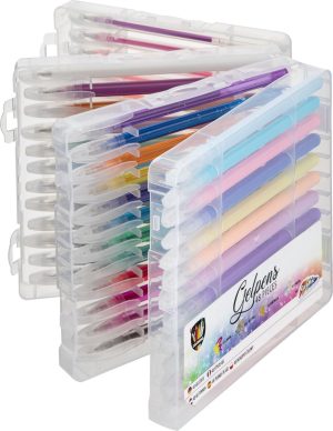 Hobby & Creatief | Gelpennen – 48Pcs – 12X Neonpennen | 12X Glitterpennen | 12X Metallic Pennen | 12X Pastelpennen – Gelpennen Voor Kinderen En Volwassenen | Hobby & Creatief Hobby & Creatief