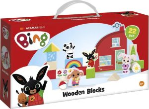 Houten speelgoed | Bing Houten Speelgoed Blokken 20 Delig – Peuter Kleuter Junior Educatief Speelgoed – Toys Baby & Peuter Baby & Peuter