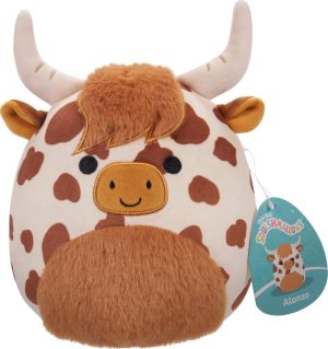 Knuffels & Knuffeldoekjes | Alonzo Brown And White Highland Cow 19 Cm Plush Knuffels & Knuffeldoekjes Knuffels & Knuffeldoekjes