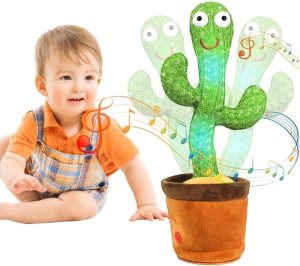 Knuffels & Knuffeldoekjes | Dansende Cactus – Pratende Cactus – Baby Speelgoed – Dancing Cactus – Zingende Cactus – Speelgoed Met Geluid – Usb Opladen Knuffels & Knuffeldoekjes Knuffels & Knuffeldoekjes