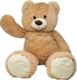 Knuffels & Knuffeldoekjes | Jollypluche – Knuffelbeer – Beer – Knuffel – Beer – Knuffels – Pluche Beer – Knuffel Beer – Teddy Beer – Licht Bruin – 100 Cm Knuffels & Knuffeldoekjes Knuffels & Knuffeldoekjes