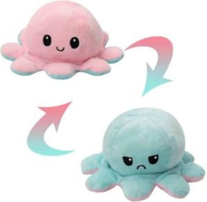 Knuffels & Knuffeldoekjes | Octopus Mood Knuffel – Emotie Knuffel – Knuffel – Mood – Verwisselbaar Emotie – Kleurenmix Knuffels & Knuffeldoekjes Knuffels & Knuffeldoekjes