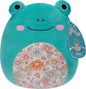 Knuffels & Knuffeldoekjes | Robert – Aqua Frog W/ Floral Belly 19Cm Plush Knuffels & Knuffeldoekjes Knuffels & Knuffeldoekjes