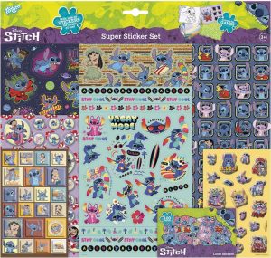 Knutselen voor kinderen | Disney Stitch Stickers – Super Stickerset Xl 7 Stickervellen Incl. Luxe Metallic En Laser Stickers 38 X 36 Cm Knutselen voor kinderen Knutselen voor kinderen