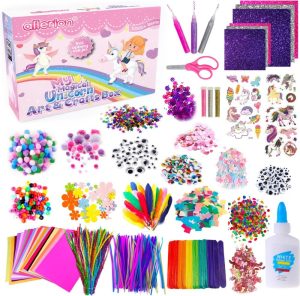 Knutselen voor kinderen | Glitter Knutseldoos Unicorn – 1043-Delig – Voor Jongens En Meisjes – Creatief Speelgoed – Knutselen Knutselen voor kinderen Knutselen voor kinderen