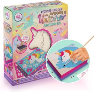 Knutselen voor kinderen | Unicorn Knutselen Voor Kinderen – Schilder- En Modepakket Met Sieradendoosje, Inclusief Tekenpakketten, Stickers En Pixelpakketten Knutselen voor kinderen Knutselen voor kinderen