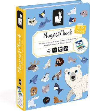 Magnetisch Speelgoed | Magnetibook Pooldieren – Magneetboek Speelset Inclusief 30 Magneten En 10 Voorbeeldkaarten – Geschikt Vanaf 3 Jaar Magnetisch Speelgoed Magnetisch Speelgoed