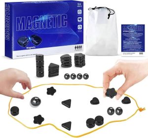 Magnetisch Speelgoed | Magnetisch Schaken – Dammen – Verschillende Magneten – Reis Spel – Kluster Variant – Schaakspel Magnetisch Speelgoed Magnetisch Speelgoed