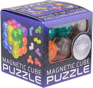 Magnetisch Speelgoed | Magnetische Puzzel Kubus – 7 Puzzelstukjes – Speelgoed – 6 X 6 Cm – Kunststof – Multicolor Magnetisch Speelgoed Magnetisch Speelgoed