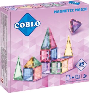 Magnetisch Speelgoed | Pastel 35 Stuks – Magnetisch Speelgoed – Montessori Speelgoed – Magnetische Bouwstenen – Magnetic Tiles – Magnetic Tiles – Speelgoed – Cadeau Kind – Speelgoed 3 Jaar T/M 12 Jaar – Magnetisch Speelgoed Bouwblokken Educatief speelgoed Educatief speelgoed