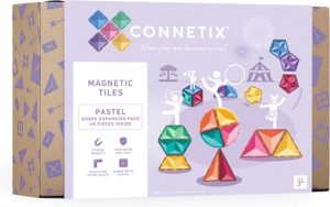 Magnetisch Speelgoed | Pastel Shape Expansion Pack 48 Pc Magneetblokken Magnetisch Speelgoed Magnetisch Speelgoed