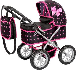 Poppen | Poppenwagen Kp0261R – Stabiele En Lichte Kinderwagen Voor Poppen, Verstelbaar Van 33 Tot 63 Cm, Geschikt Voor Kinderen Vanaf 2 Jaar Poppen Poppen