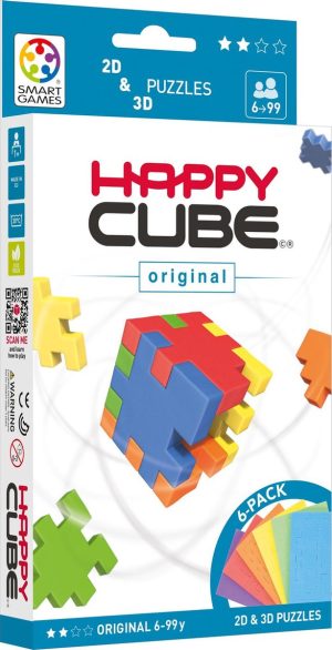 Puzzels | Happy Cube Original – 6 Puzzels – 3D Puzzels Puzzels