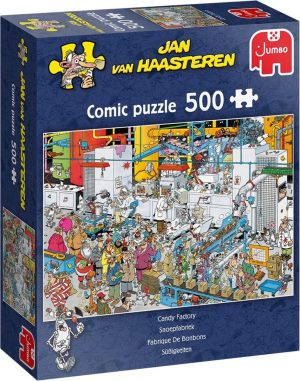 Puzzels | Snoepfabriek Puzzel – 500 Stukjes Puzzels Puzzels