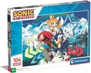 Puzzels | Sonic Puzzel – Voor Kinderen Vanaf 6 Jaar – Legpuzzel – 104 Stukjes – Kinderpuzzels Puzzels Puzzels