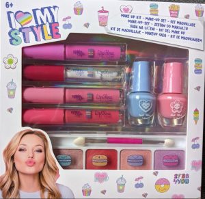 Rollenspellen | Make-Up Set – Voor Kinderen – Kinder Make-Up – 2X Nagellak – 4X Lip Gloss – 4 Kleuren Eye Shadow Rollenspellen Rollenspellen