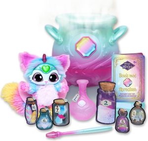 Speelfiguren & Sets | Magic Mixies Regenboog – Magische Ketel Met Échte Mist – Interactief Pluche Speelfiguren & Sets Speelfiguren & Sets