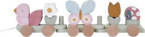 Spelen met een goed gevoel | Blokkentrein Flowers & Butterflies Fsc Baby & Peuter Baby & Peuter