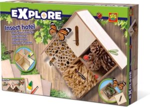 Spelen met een goed gevoel | Explore – Insectenhotel – Zelf Maken – Van Echt Hout – Inclusief Lijm En Penseel – Verzamel Zelf Je Natuur Materialen Speelgoed Spelen met een goed gevoel