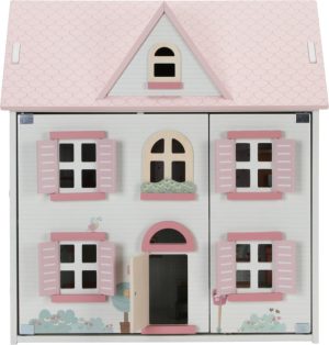 Spelen met een goed gevoel | Houten Poppenhuis – 48.80 Cm Hoog – Fsc Poppen Poppen