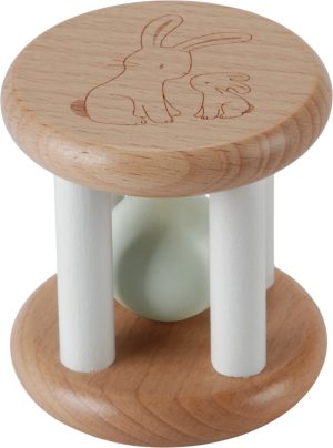 Spelen met een goed gevoel | Rollende Rammelaar Fsc – Baby Bunny Houten speelgoed Houten speelgoed