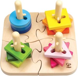 Spelen met een goed gevoel | Speelgoed – Vormen En Kleuren Puzzel – Houten Puzzels Houten speelgoed Houten speelgoed