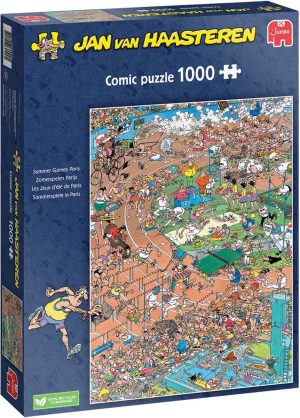 Spelen met een goed gevoel | Zomerspelen Parijs – 1000 Stukjes Puzzel – Legpuzzel – Olympische Spelen 2024 Puzzels Puzzels