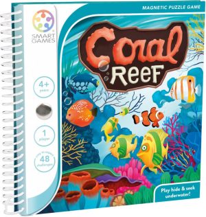 Spellen | Coral Reef – 48 Opdrachten – Reisspel – Magnetisch Boekje Educatief speelgoed Educatief speelgoed