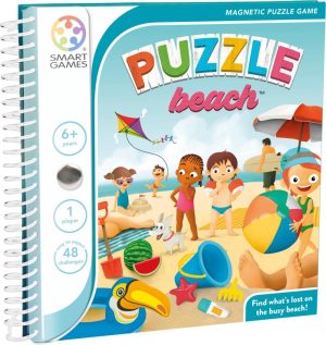 Spellen | Puzzle Beach – Magnetische Breinbreker – 48 Uitdagingen – Reisspel Voor 1 Speler Educatief speelgoed Educatief speelgoed