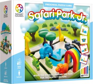 Spellen | Safari Park Jr. – 60 Opdrachten – Educatief Spel Voor Kleuters – Olifant, Giraffen En Leeuw Educatief speelgoed Educatief speelgoed