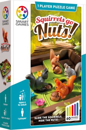 Spellen | Squirrels Go Nuts! – 60 Opdrachten – Denkpuzzel Eekhoorns En Noten – Voor Jong Én Oud Educatief speelgoed Educatief speelgoed