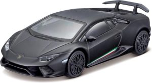 Voertuigen | Modelauto Lamborghini Huracan Performante Matzwart 1:43 – Speelgoed Auto Schaalmodel Speelgoed Voertuigen