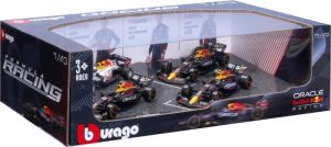 Voertuigen | Red Bull Racing F1 Seizoen 2023 – 4 Modelauto’S In Geschenkverpakking – Max Verstappen Rb19, Rb18, Rb16B – Perez Rb19 – Schaalmodel 1:43 Speelgoed Voertuigen