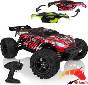 Voertuigen | X-Monster 3.5 – Rc Auto – Extra Carrosserie – 4X4 Wielaandrijving – 45Km/H – Bereik Tot 100 M – Schaal 1:18 Speelgoed Voertuigen