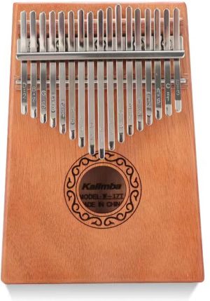 Zingen & Muziek | Kalimba Duimpiano 17 Tonen- Met Muziekboek En Accessoires- Mahoniehout Wolk Speelgoed Zingen & Muziek